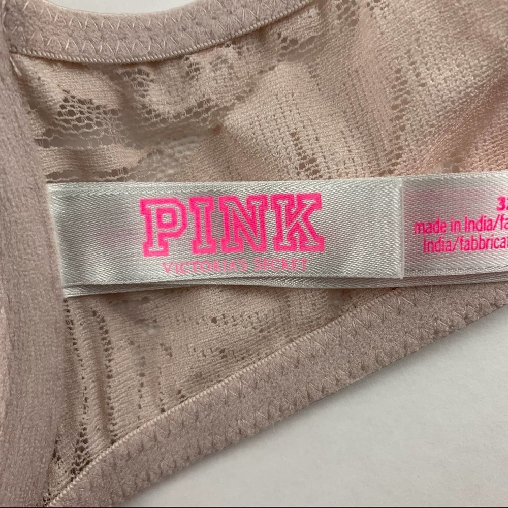 PINK Victoria’s Secret Lightly Lined Bra 32B #5906 - Picture 10 of 12